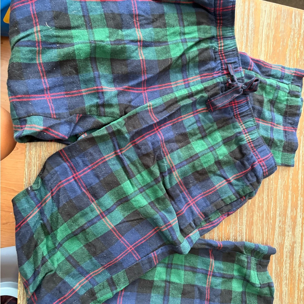 Old Navy Plaid Pajama Pants - Green and Blue